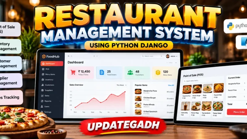 Restaurant Management System Using Python Django