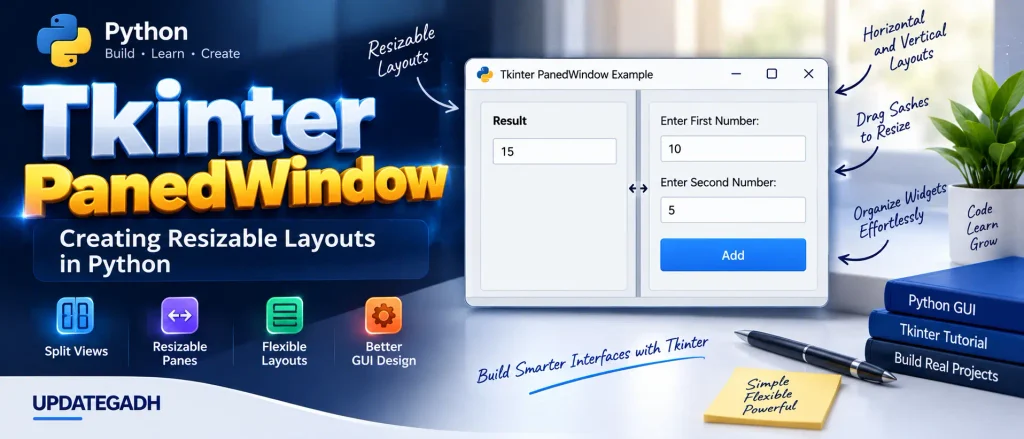 Tkinter PanedWindow: A Guide to Resizable Layouts in Python