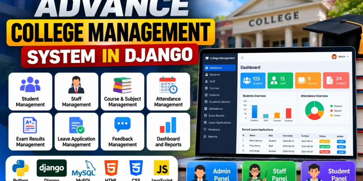 Advance College Management System in Django