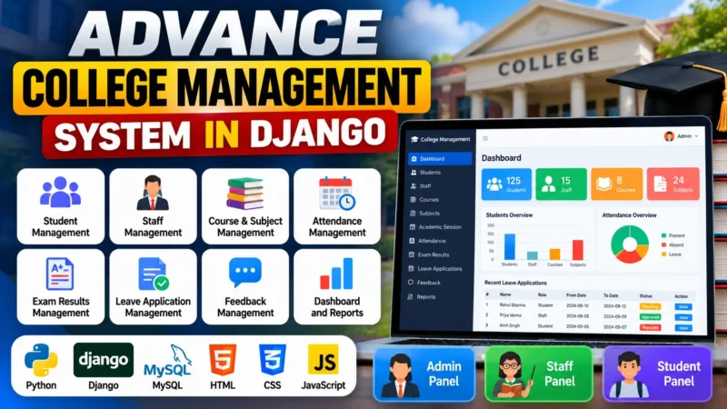Advance College Management System in Django