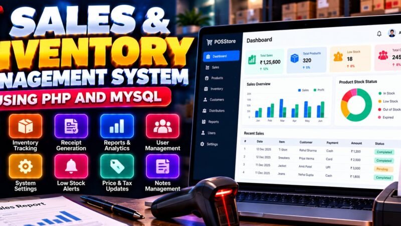 Sales and Inventory Management System Using PHP and MySQL