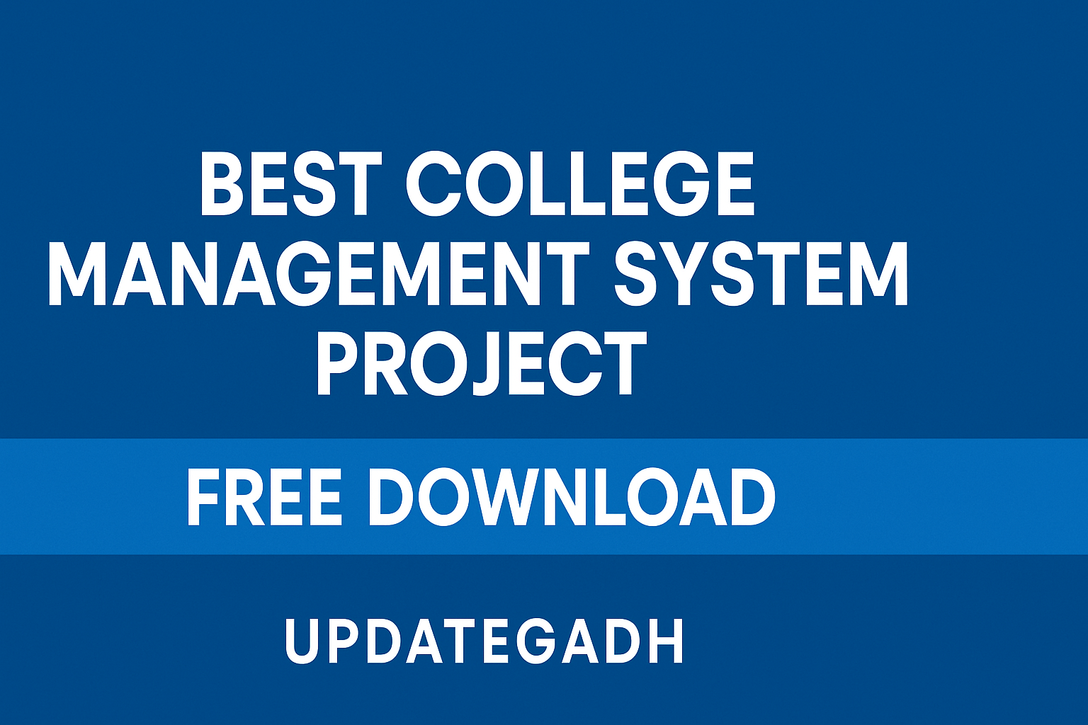 College Management System Project