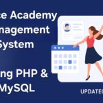 Dance Academy Management System Using PHP & MySQL