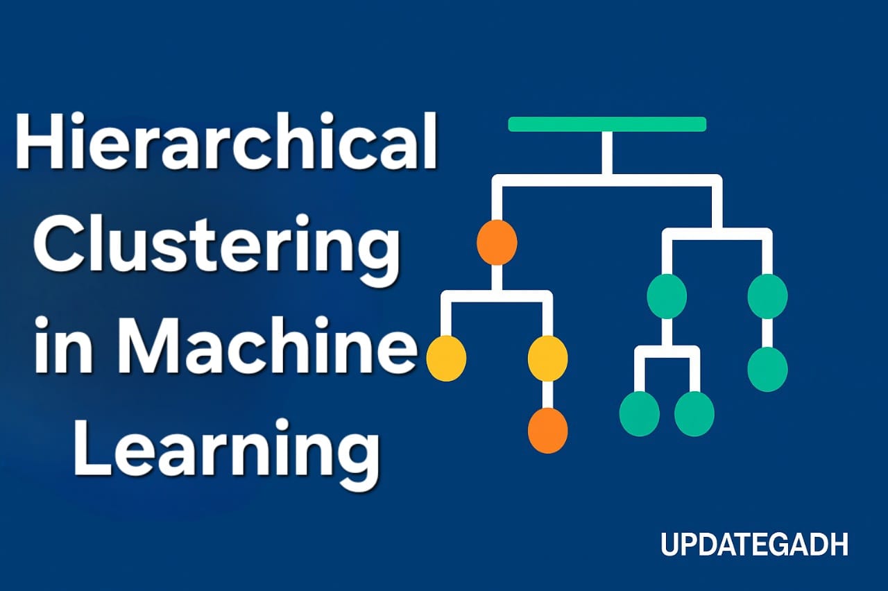 Hierarchical Clustering in Machine Learning