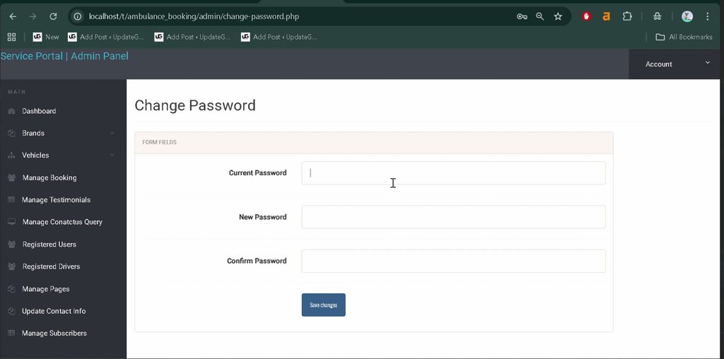 Online Ambulance Booking System Using PHP and MySQL-7