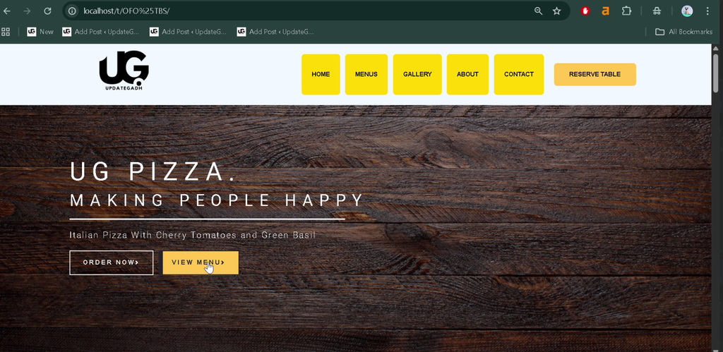 Online Food Ordering & Table Booking Website in PHP MySQL-1