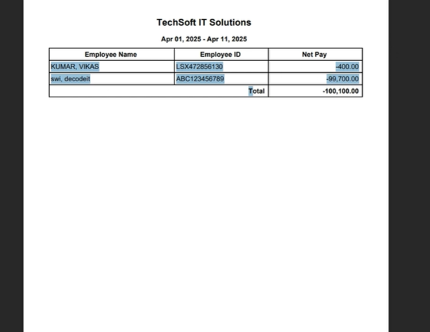 Online Payroll Management System in PHP