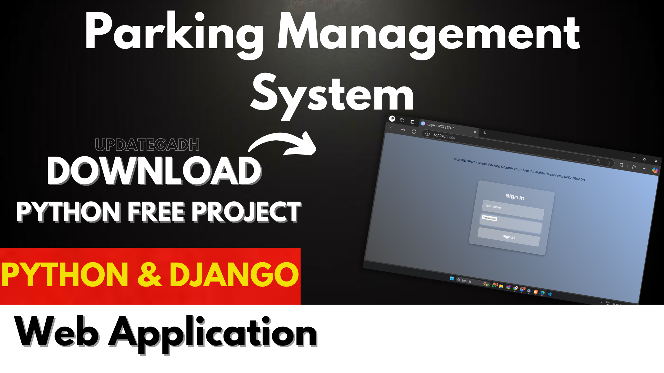 Parking Management System Using Python & Django