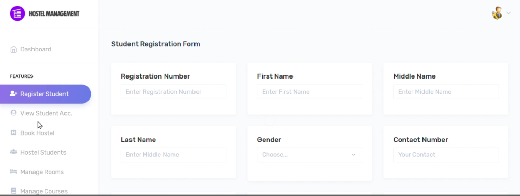 Online Hostel Management System Project in PHP with Source Code