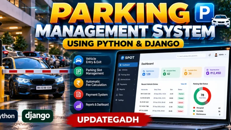 Parking Management System Using Python and Django