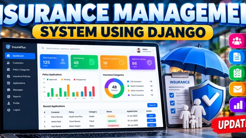 Insurance Management System Using Django