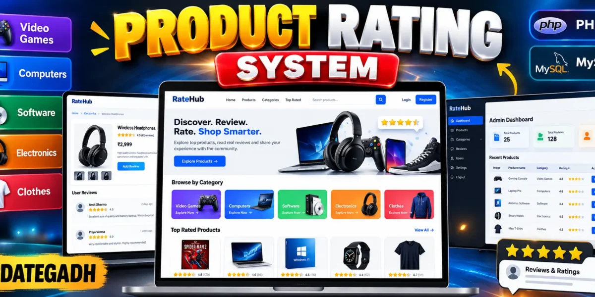 Online Product Rating System in PHP and MySQL