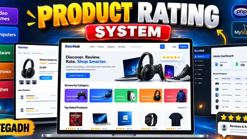 Online Product Rating System in PHP and MySQL