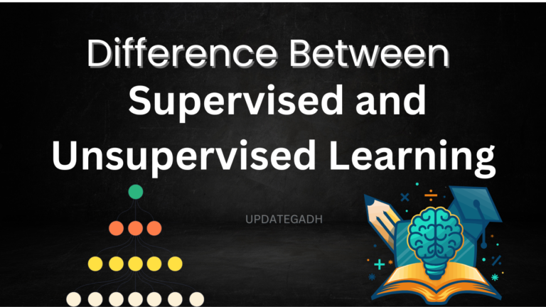 Difference Between Supervised and Unsupervised Learning