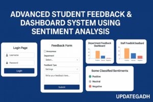 Advanced Student Feedback & Dashboard System Using Sentiment Analysis