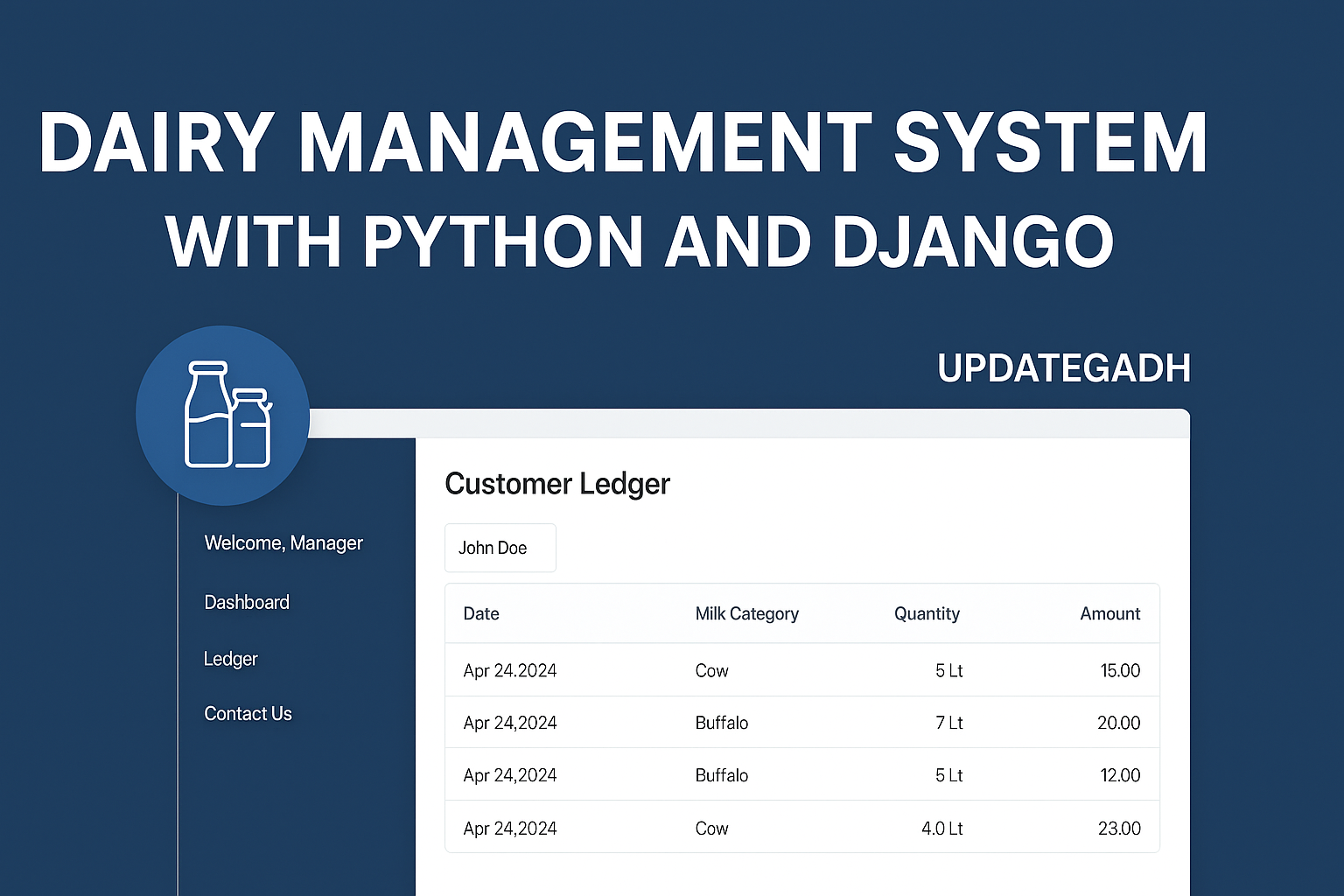 Dairy Management System