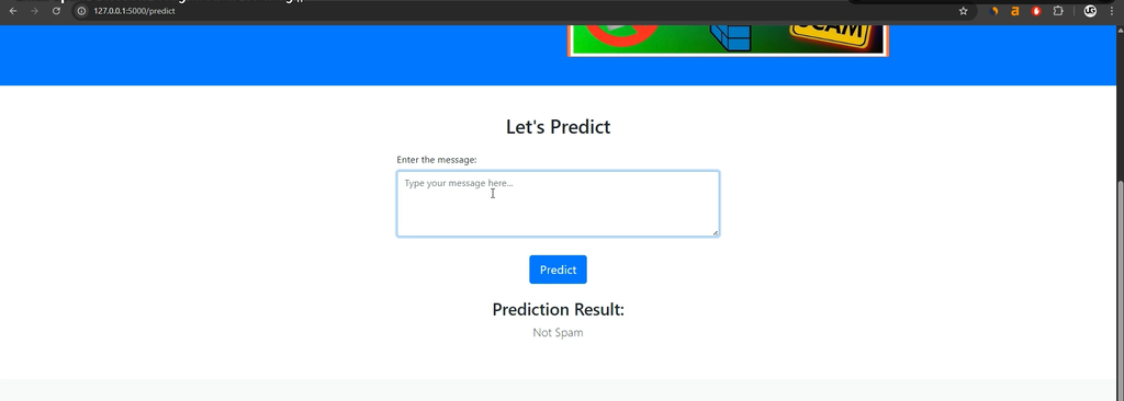 Email Spam Detection Web App with Flask