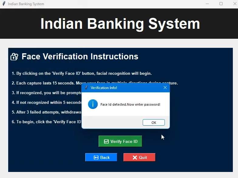 Face Recognition Based Bank Transaction Authorization System