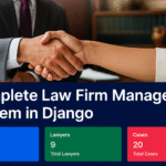 Law Firm Management System in Django