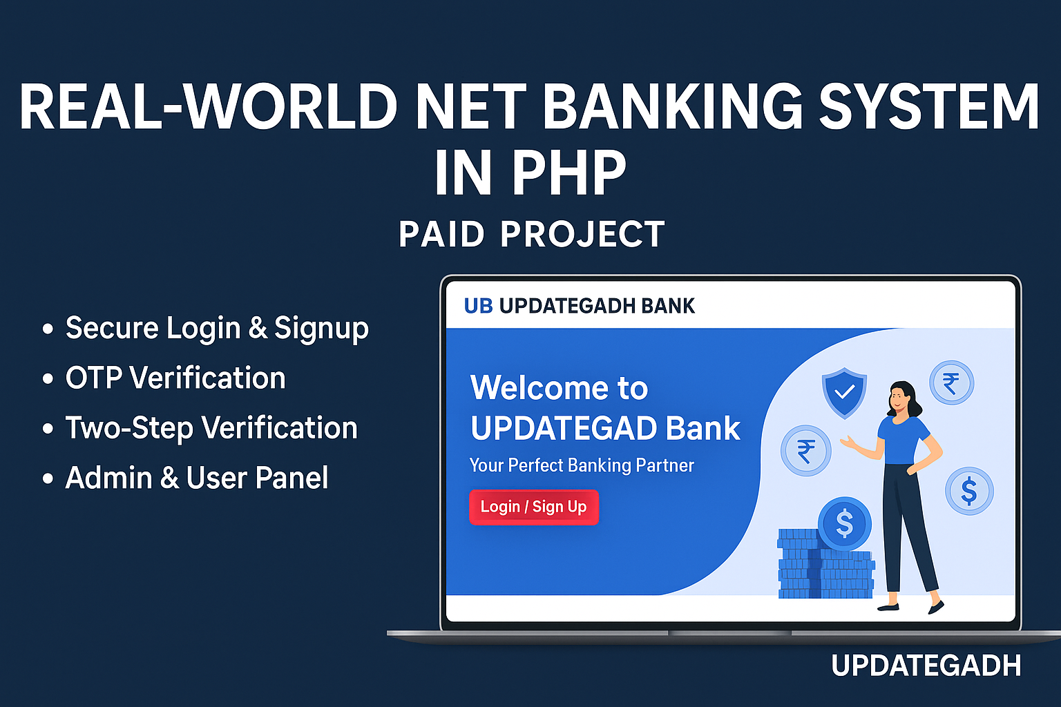 Net Banking System in PHP