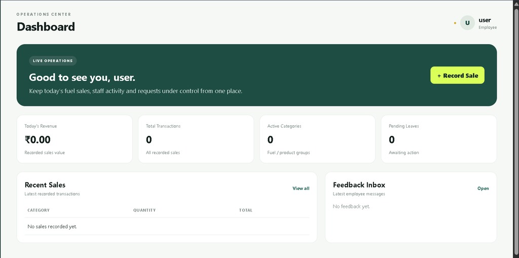 Petrol Pump Management System Using Python Django