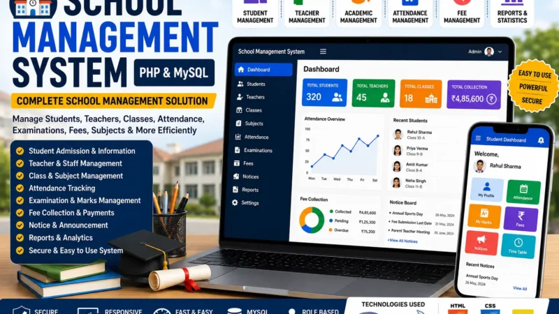 School Management System Using PHP