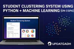 Student Clustering System using Python + Machine Learning (on CGPA)