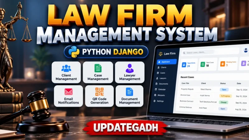 Law Firm Management System Using Django