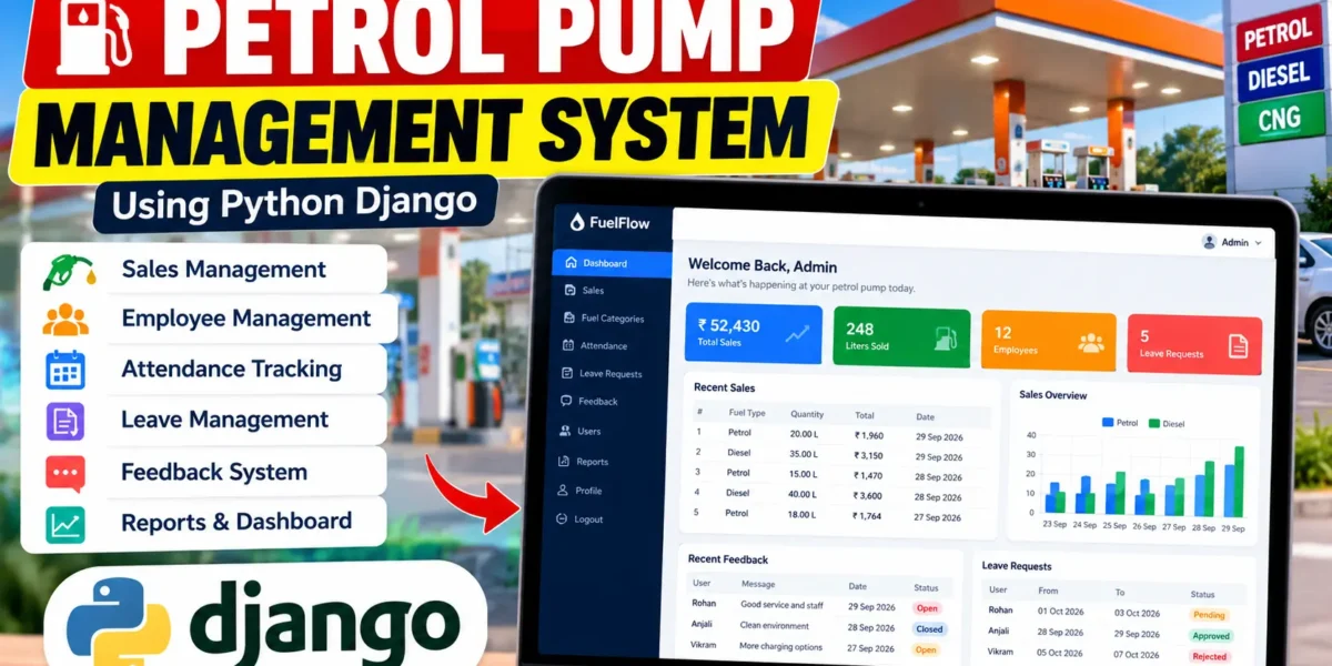 Petrol Pump Management System Using Python Django