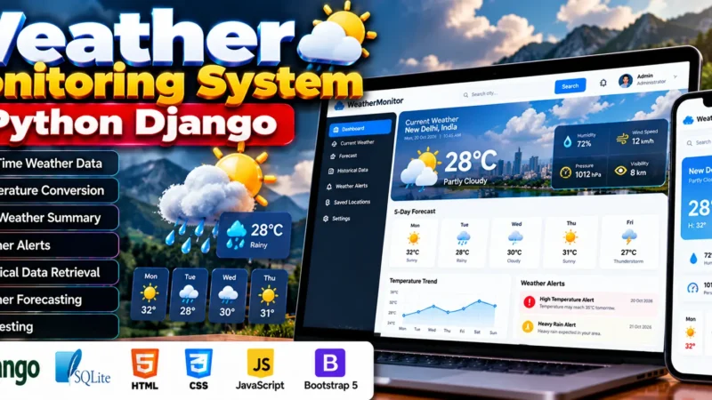 Weather Monitoring System Using Python