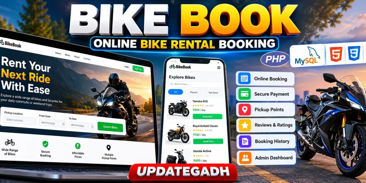 Online Bike Rental Booking Platform Using PHP and MySQL