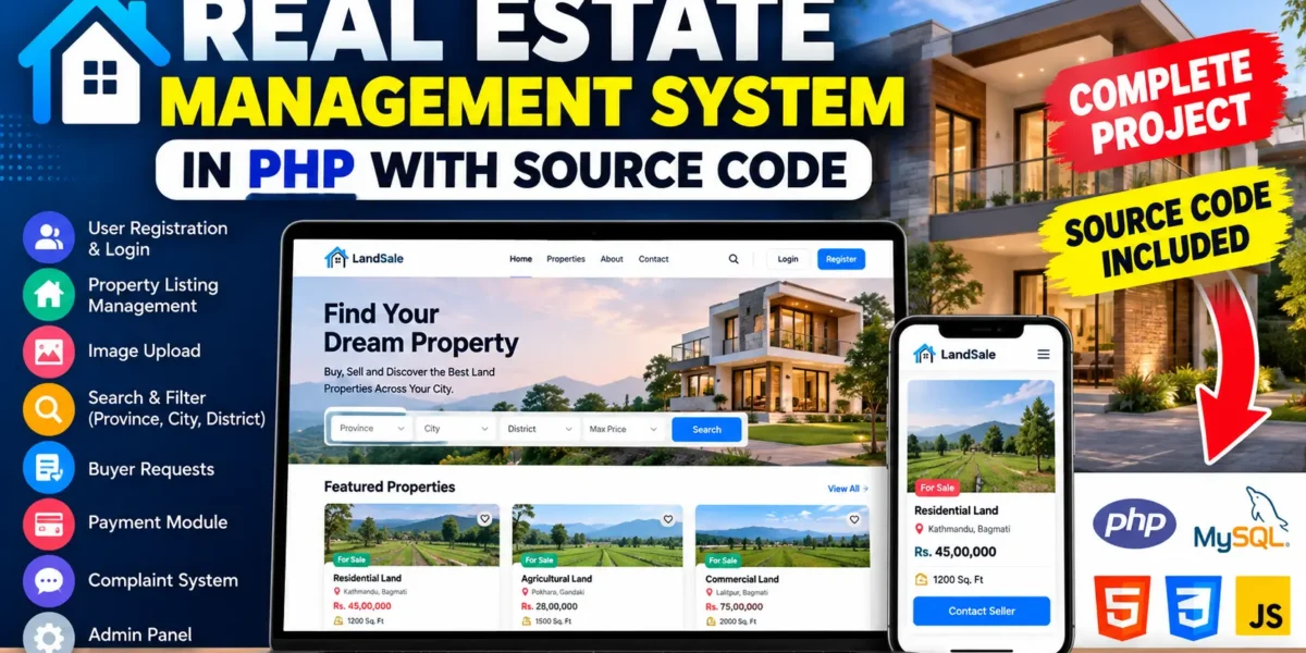 Real Estate Management System in PHP