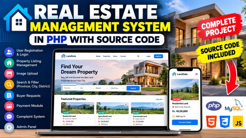 Real Estate Management System in PHP