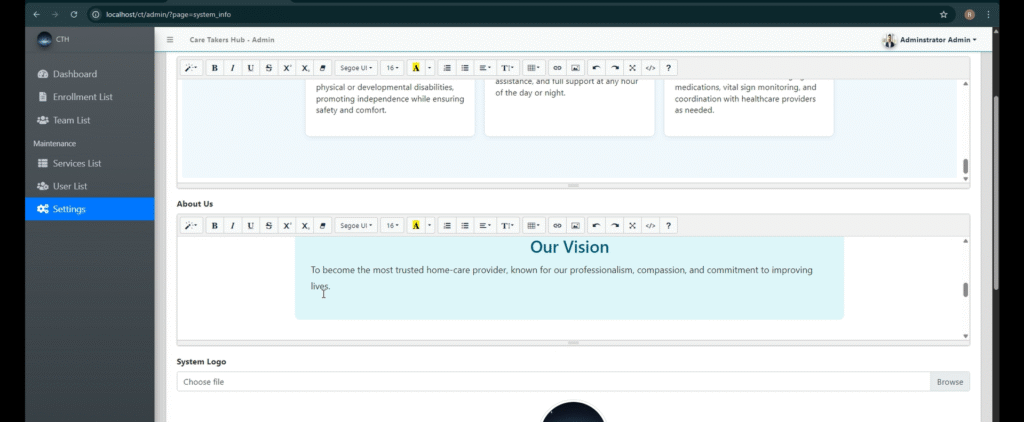 image1-1024x422 Child Care Management System in PHP with Admin Panel Best Web-Based