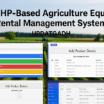 Agriculture Equipment Rental Management System