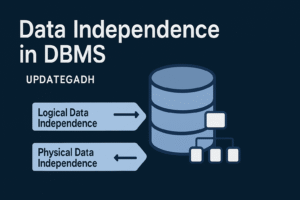 Data Independence in DBMS