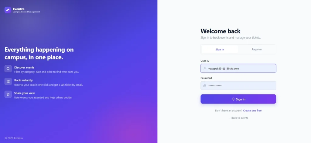 Best Event Management System Project in PHP with Source Code