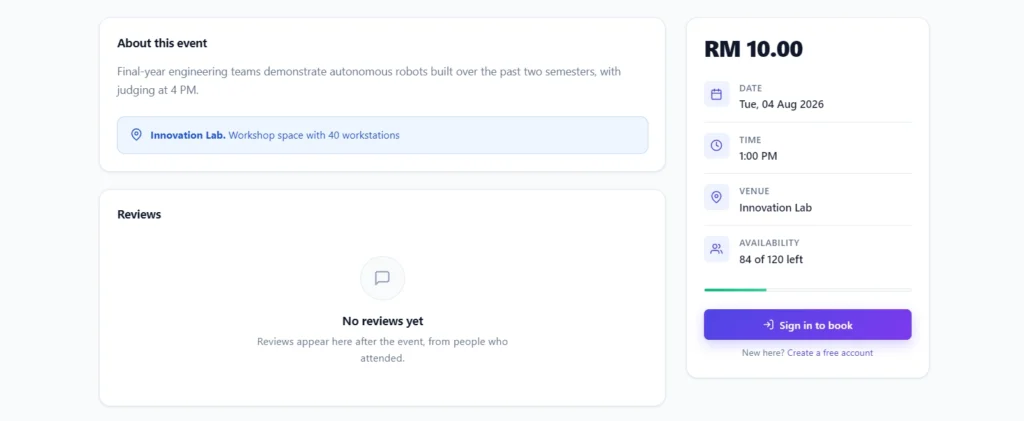 Event Management System Project in PHP with Source Code