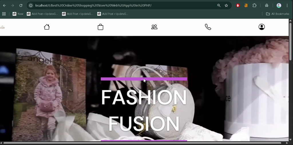 Online Shopping Store Using PHP and MySQL-1