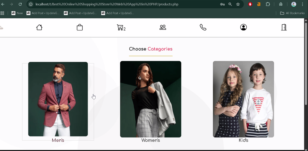 Online Shopping Store Using PHP and MySQL-3