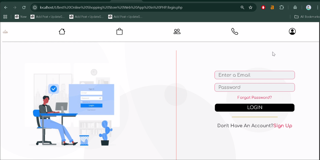 Online Shopping Store Using PHP and MySQL-2