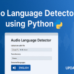 Audio Language Detector using Python