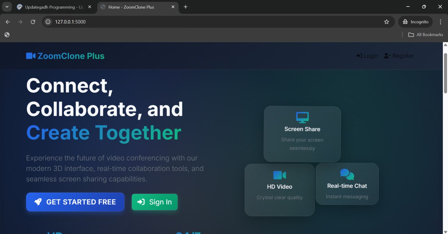Build a Real-Time Zoom Clone using Python & Flask