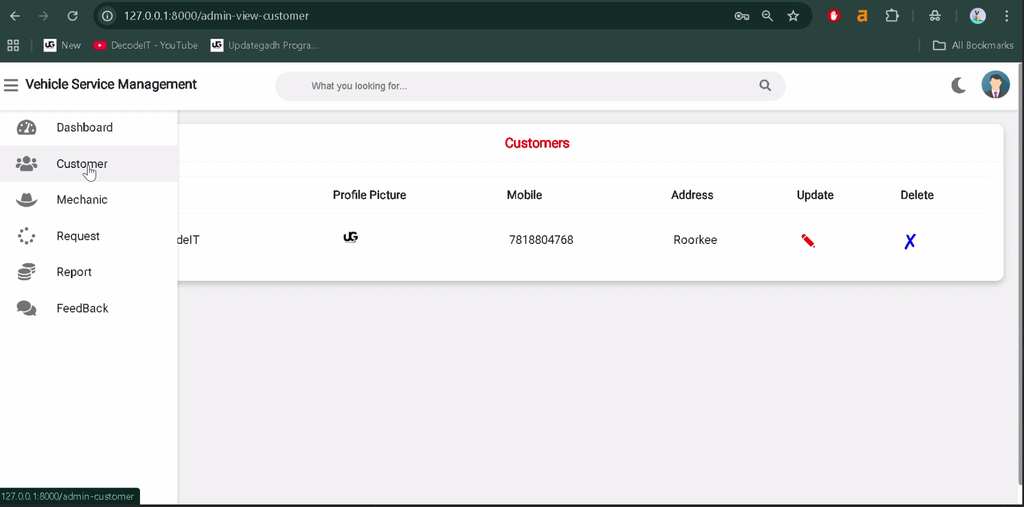 Vehicle Service Management System-7