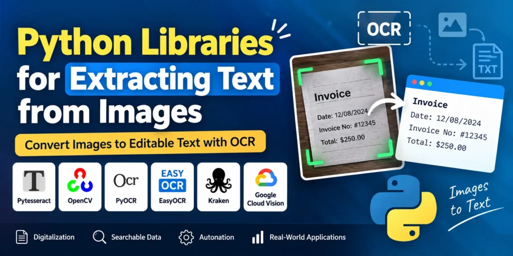 Python Libraries for Extracting Text from Images