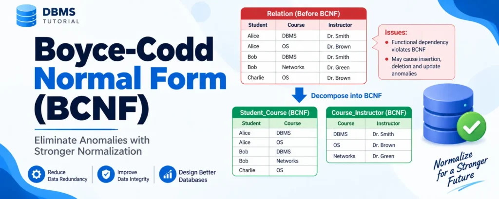 Boyce-Codd Normal Form (BCNF)