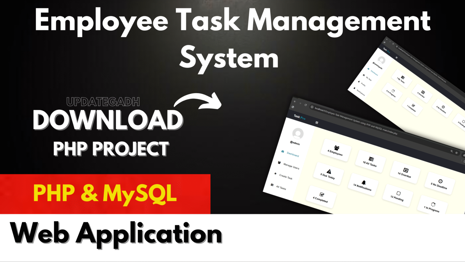 Employee Task Management System Using PHP and MySQL