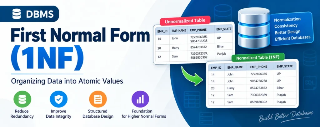 First Normal Form (1NF)