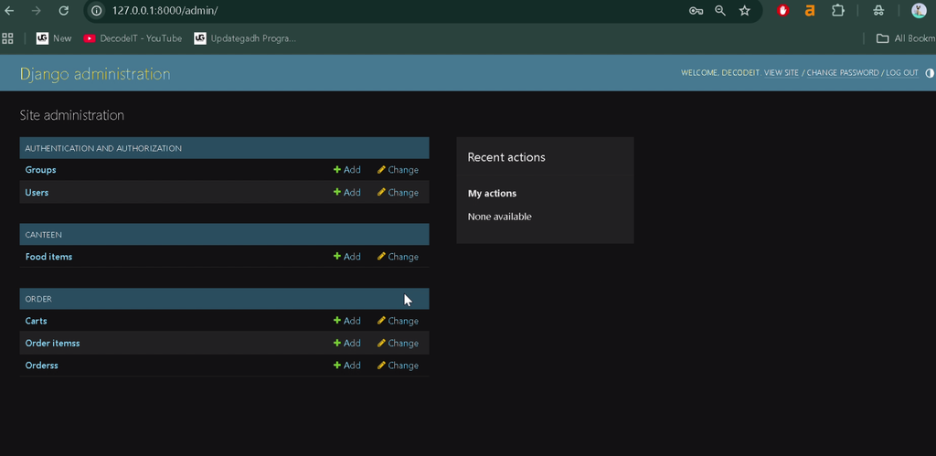 Food Ordering System in Django with PayPal Integration-5