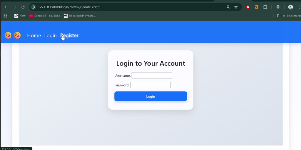 Food Ordering System in Django with PayPal Integration-2